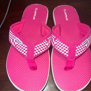 Airwalk Pink Checkerboard Flip Flops | Sporty Preppy
Y2K Surf Skate Beach Vibes